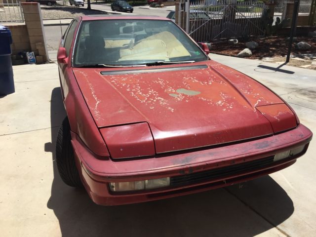 1991 Red Honda Prelude Coupe