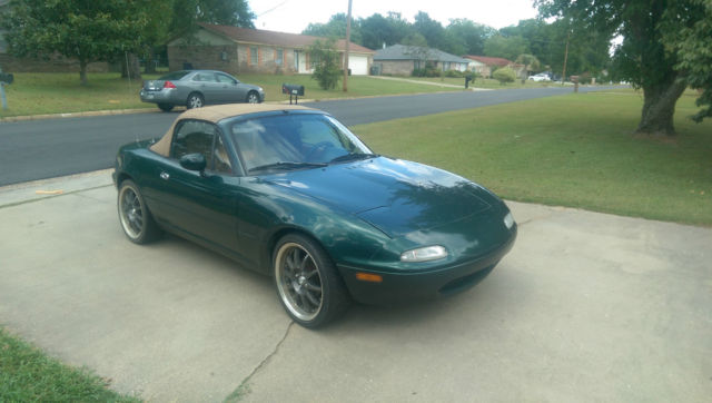 1991 Green Mazda MX-5 Miata Convertible