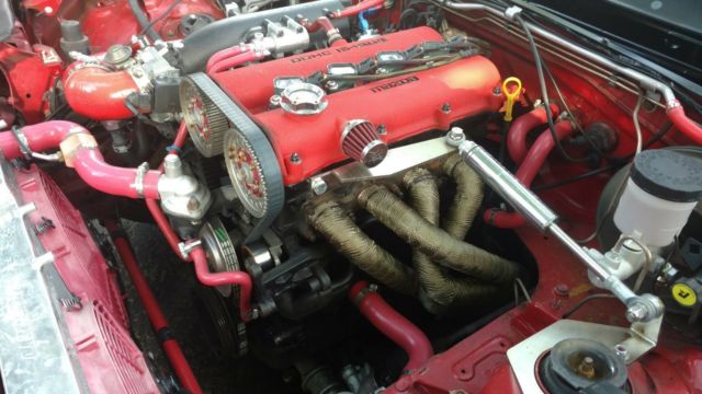 1991 Red Mazda MX-5 Miata Convertible