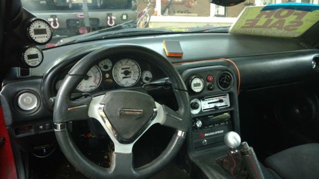 1991 Red Mazda MX-5 Miata Convertible