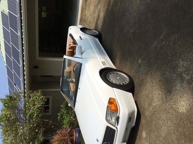 1991 White Mercedes-Benz SL-Class Convertible