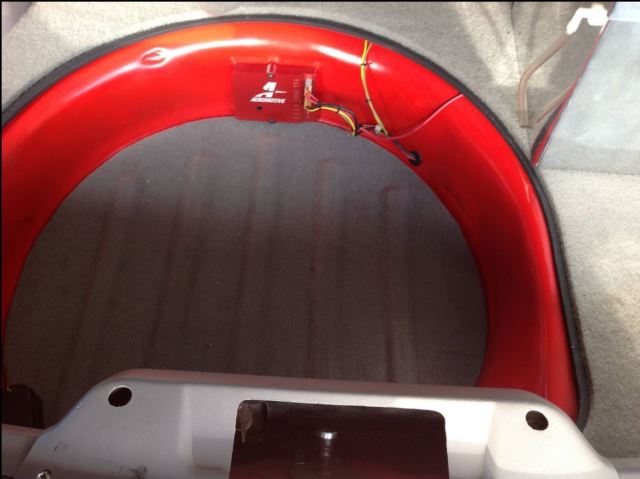 1991 Red with Silver custom painted graphics. Ford Mustang Hatchback