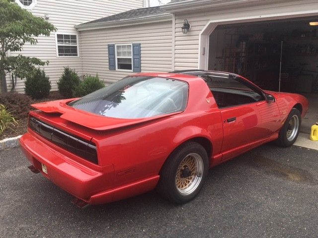 1991 Red Pontiac Trans Am Hatchback