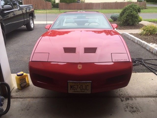 1991 Red Pontiac Trans Am Hatchback