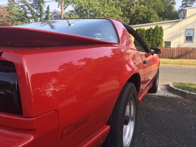 1991 Red Pontiac Trans Am Hatchback