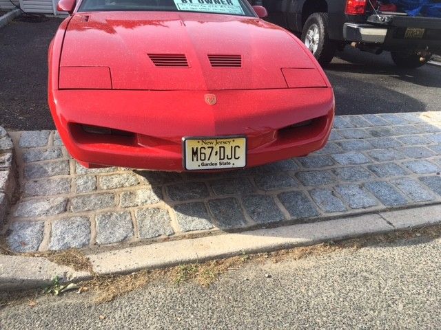 1991 Red Pontiac Trans Am Hatchback
