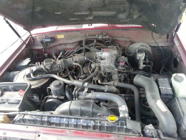 1991 Burgundy Toyota Land Cruiser