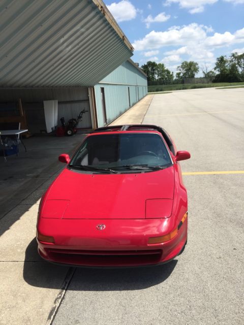 1991 RED great paint Toyota MR2 T BAR