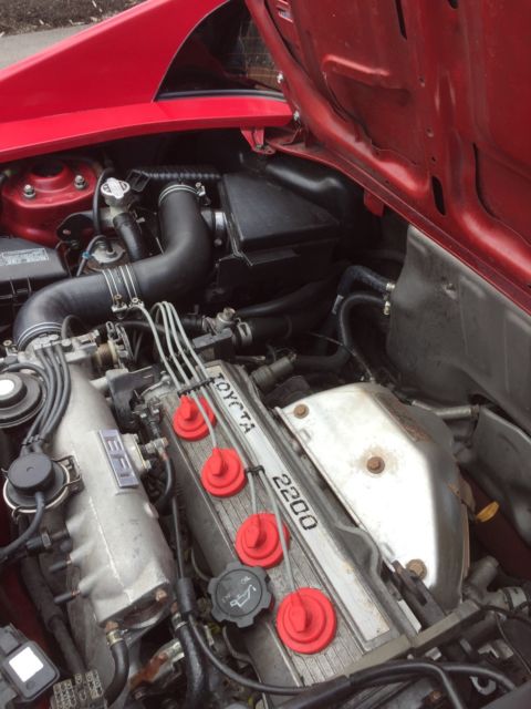 1991 RED great paint Toyota MR2 T BAR