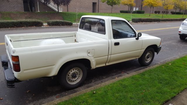 1991 White Toyota Other Standard Cab Pickup