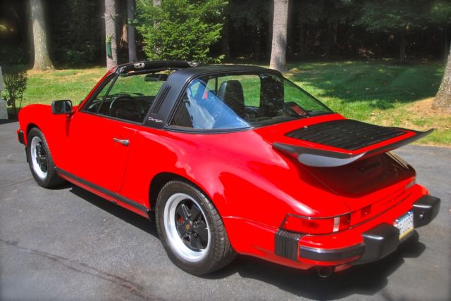 1987 Guards Red Porsche 911 Targa