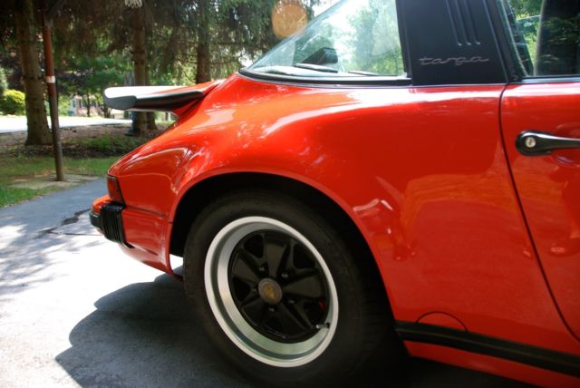 1987 Guards Red Porsche 911 Targa