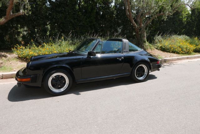 1983 Black Porsche 911 Targa