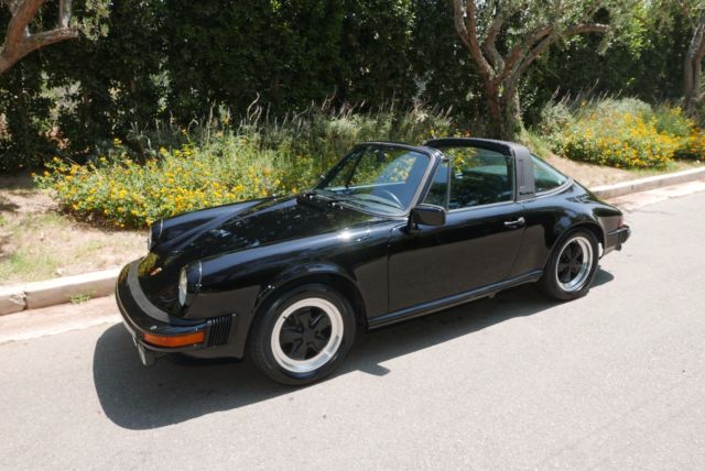 1983 Black Porsche 911 Targa