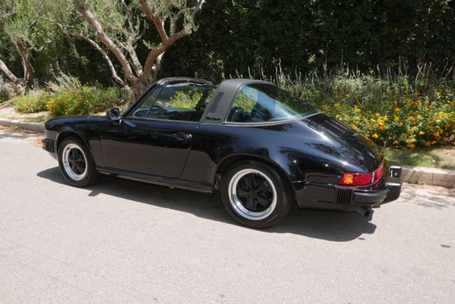 1983 Black Porsche 911 Targa