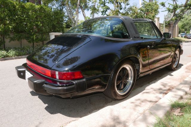 1983 Black Porsche 911 Targa