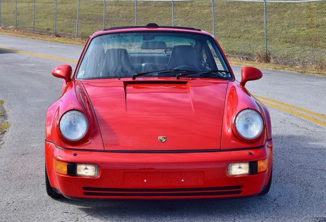 1991 Red Porsche 911 Coupe