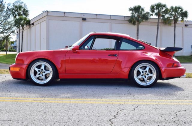 1991 Red Porsche 911 Coupe