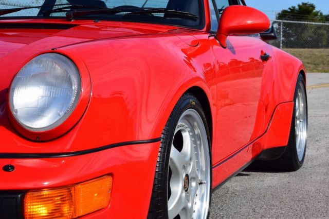 1991 Red Porsche 911 Coupe