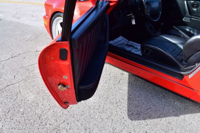 1991 Red Porsche 911 Coupe