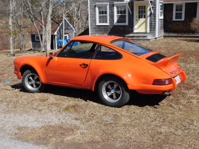 1968 Tangerine Porsche 911 Coupe