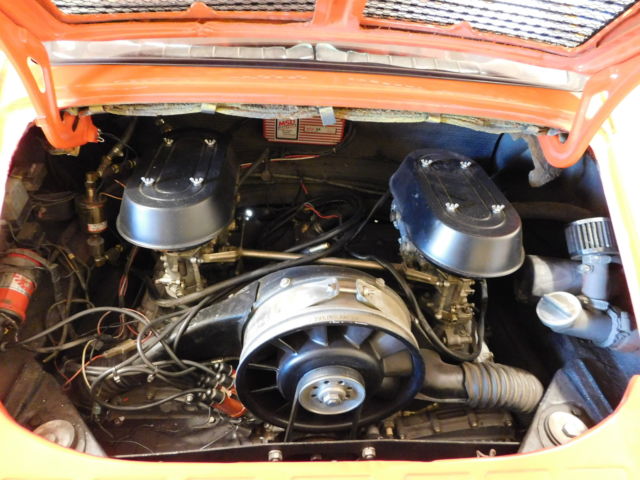 1968 Tangerine Porsche 911 Coupe