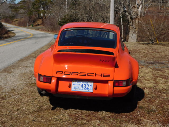 1968 Tangerine Porsche 911 Coupe