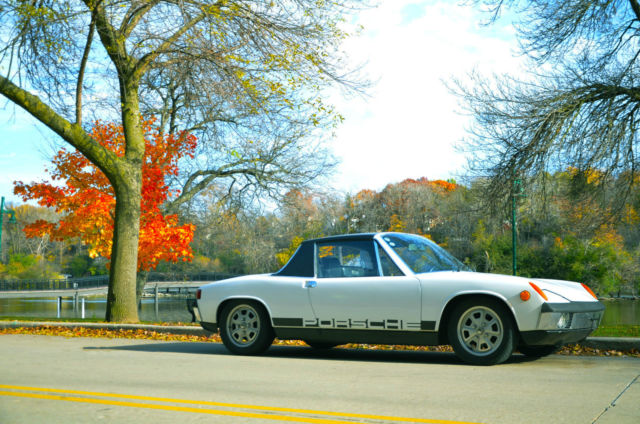 1973 White Porsche 914 Coupe