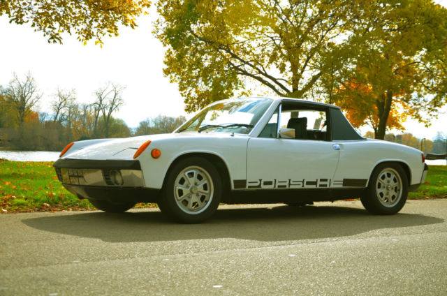 1973 White Porsche 914 Coupe