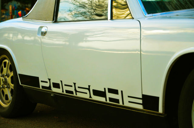 1973 White Porsche 914 Coupe