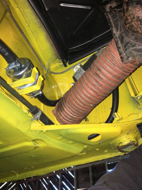 1971 Yellow Porsche 914