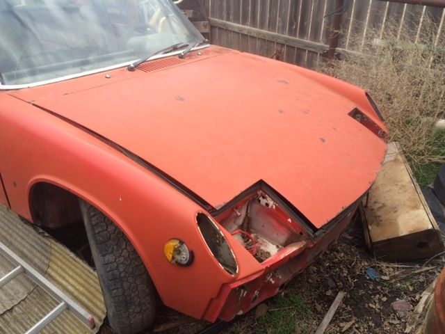 1971 Yellow Porsche 914