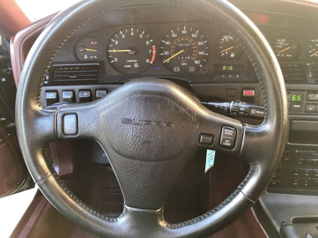 1989 Black Toyota Supra Coupe