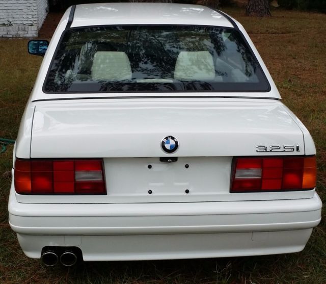 1992 Alpenweiss BMW 3-Series Convertible