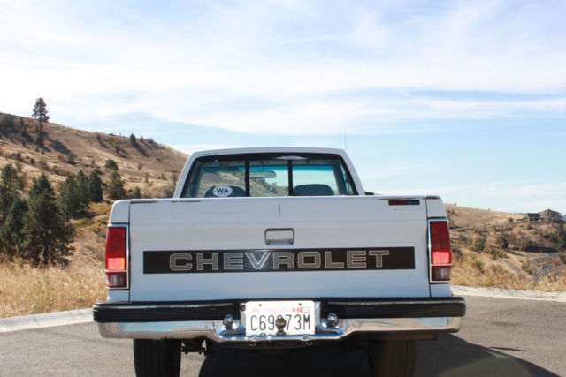 1992 White Chevrolet S-10