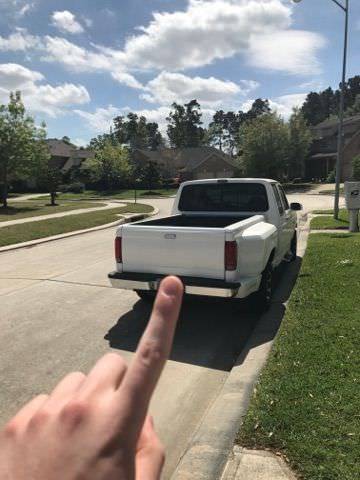 1992 White Ford F-150