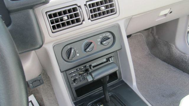 1992 White Ford Mustang Convertible