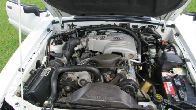 1992 White Ford Mustang Convertible