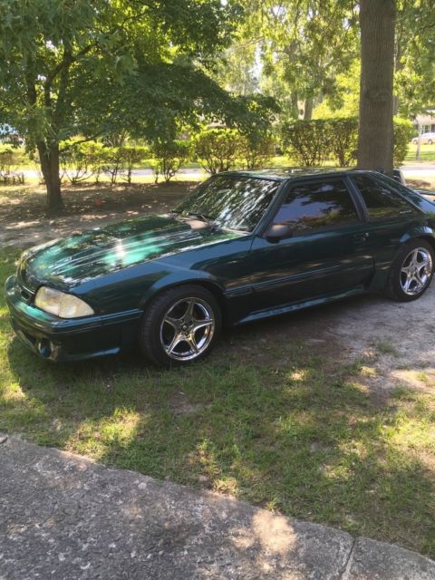 1992 Green Ford Mustang Foxbody