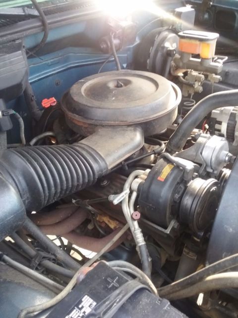 1992 Blue GMC Sierra 1500 Standard Cab Pickup