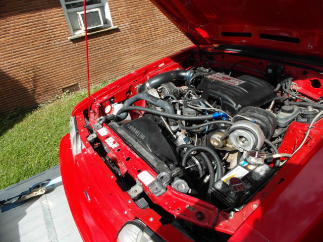 1992 Red Ford Mustang