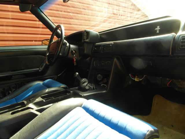 1992 Red Ford Mustang