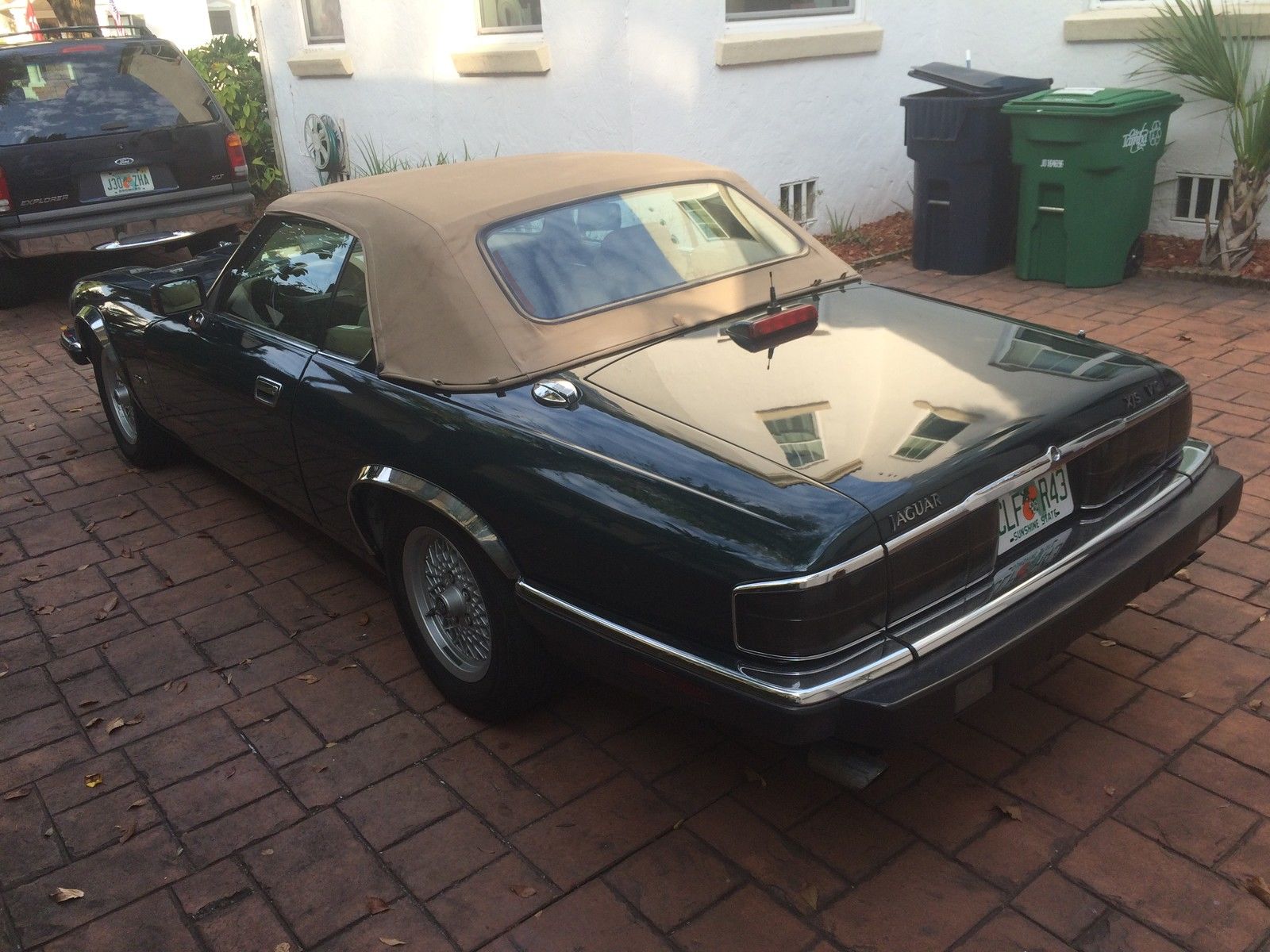 1992 Green Jaguar XJS Convertible