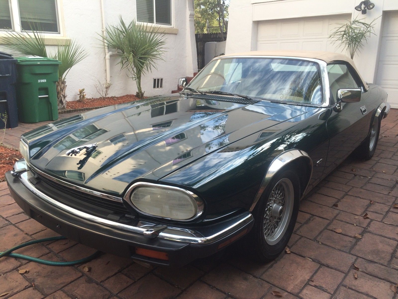 1992 Green Jaguar XJS Convertible
