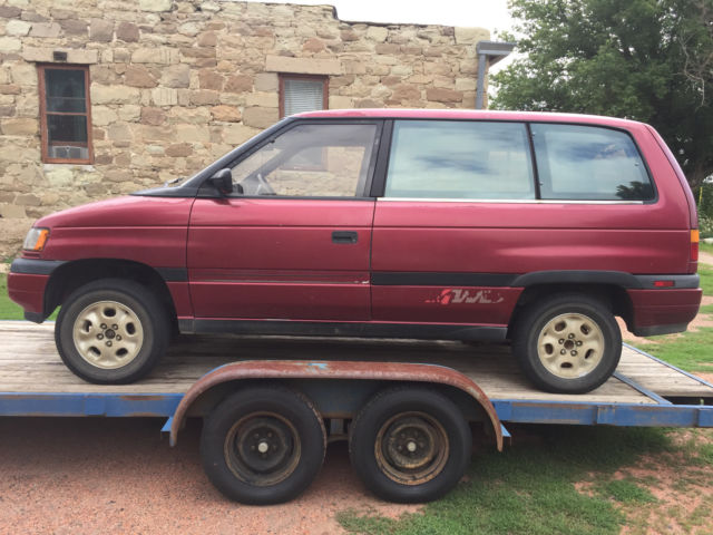 1992 Burgundy Mazda MPV Standard Passenger Van