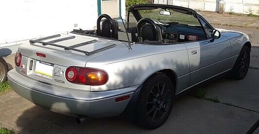 1992 Silver Mazda MX-5 Miata Convertible
