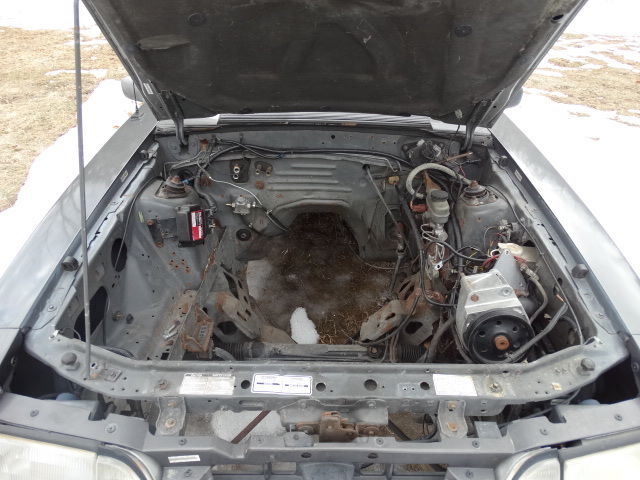 1992 Gray Ford Mustang