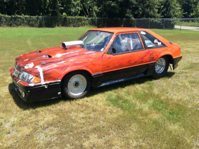 1992 Blue Ford Mustang Hatchback