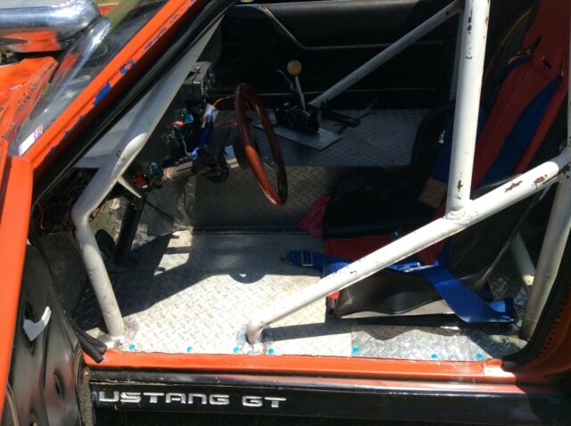 1992 Blue Ford Mustang Hatchback