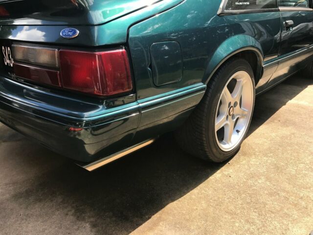 1992 Green Ford Mustang Hatchback